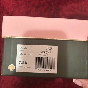 Kate Spade Black Sheela Heels